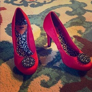 Rocket dog red Satin size 7 shoes